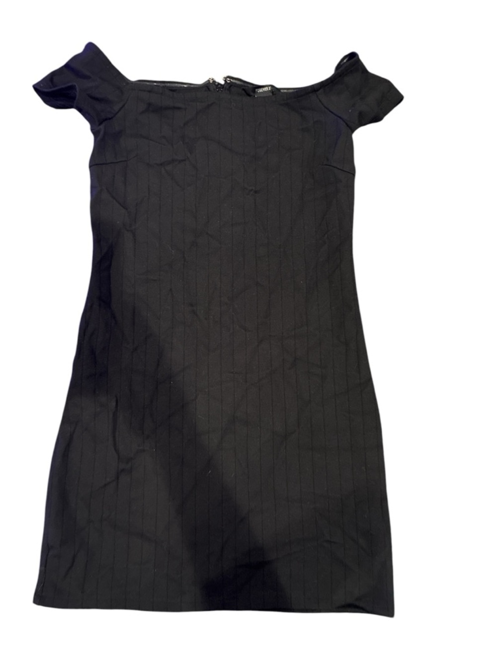 Forever 21 Black One-Shoulder Sheath Dress